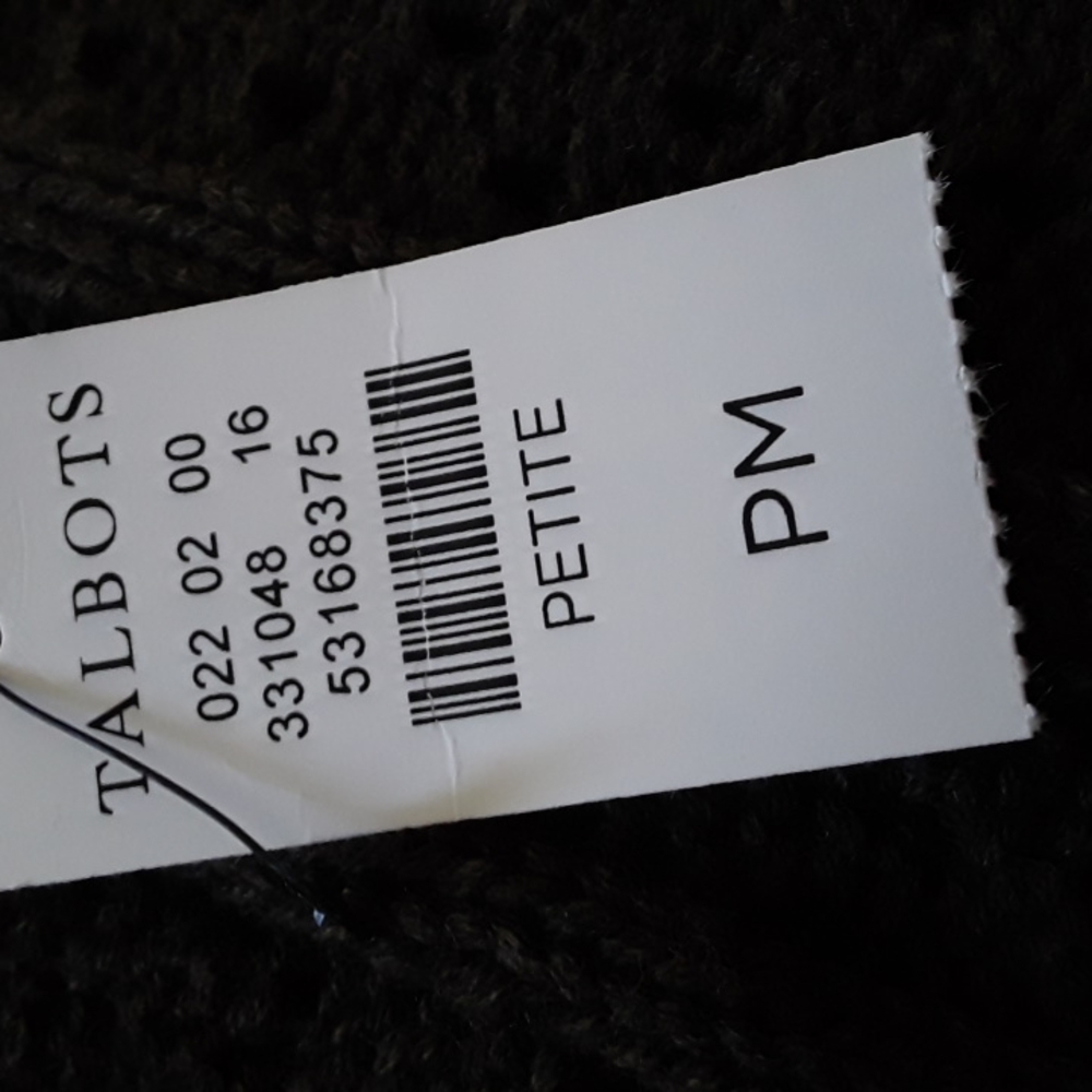NWT Talbots Mix Stitch Cocoon Open Cardigan MP - Picture 16 of 16